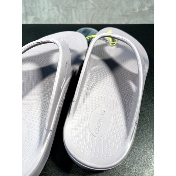 Oofos Oorignal Sandal Thong Flip Flop Men's 12 Mauve Snadals NEW - Picture 7 of 8